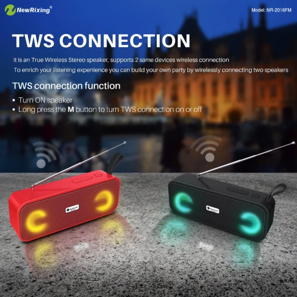 Bocina Parlante Portable Speaker Nr2016