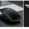 Mouse Recargable Inalámbrico + Bluetooth