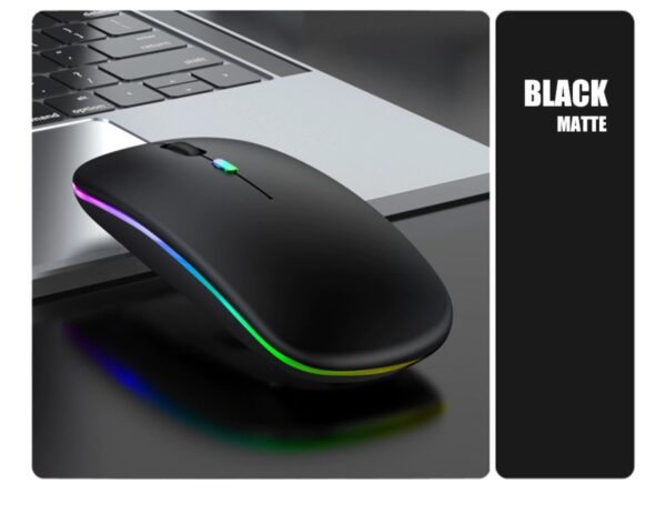Mouse Recargable Inalámbrico + Bluetooth