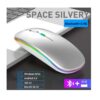 Mouse Recargable Inalámbrico + Bluetooth