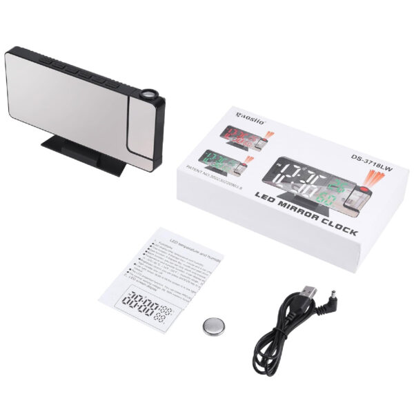 Reloj Digital Despertador con Proyector