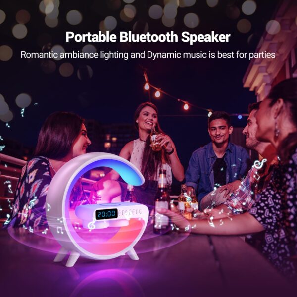 Lámpara G LED RGB con Altavoz Bluetooth