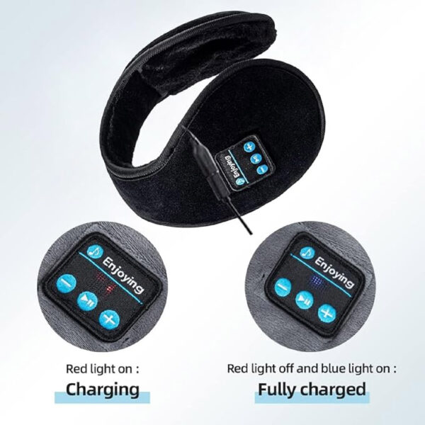 Orejeras Calentadoras con Auriculares Bluetooth