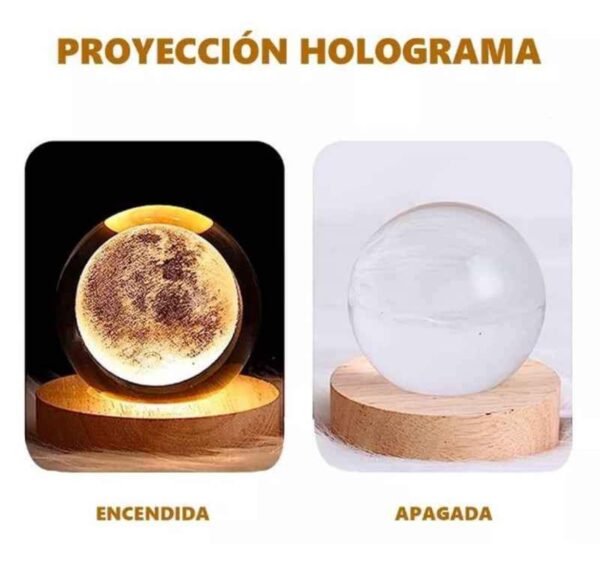 Mini lámparas bola de cristal