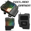 Teclado Gamer Una Mano 35 Teclas Retroil