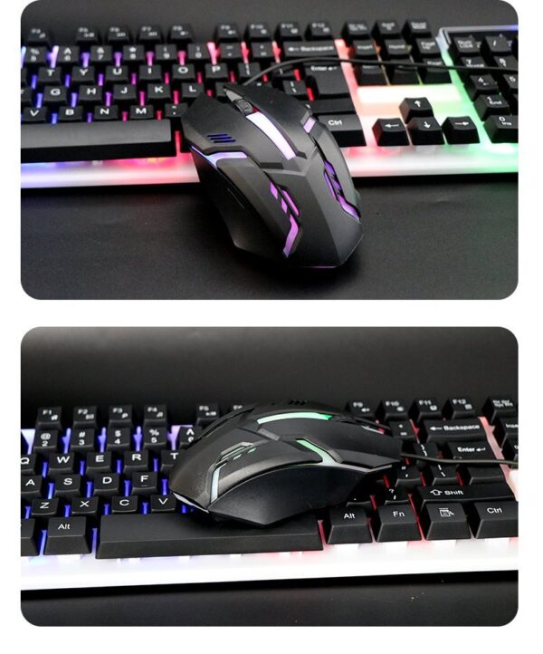 Combo mouse y teclado alambrico KM-5003