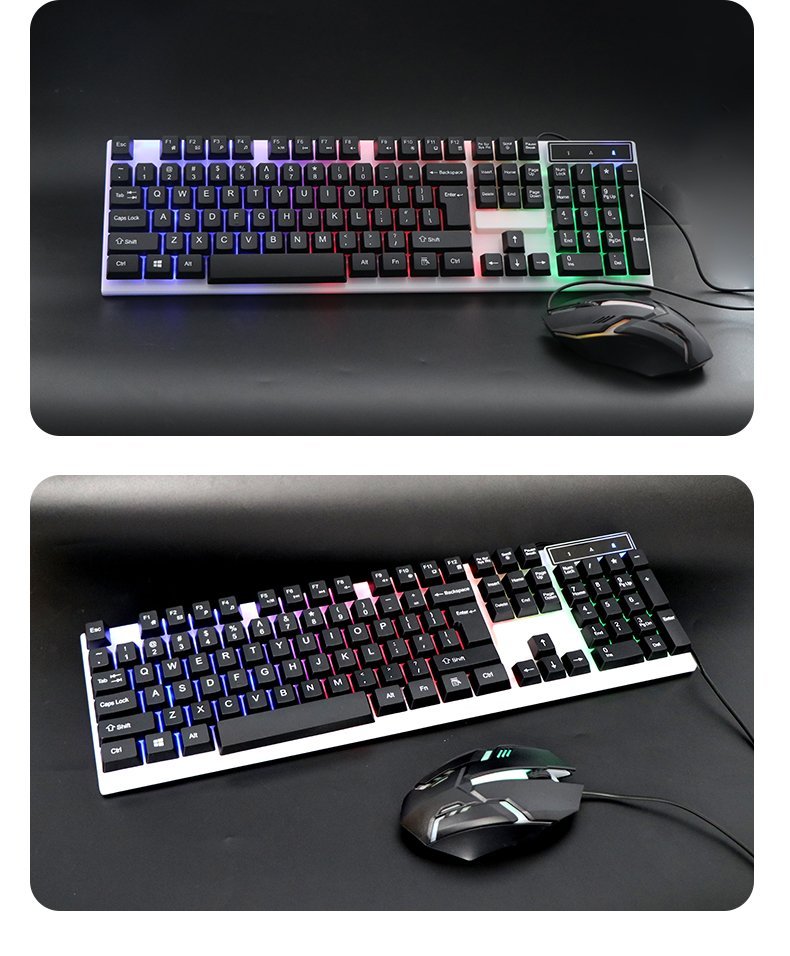 Combo mouse y teclado alambrico KM-5003