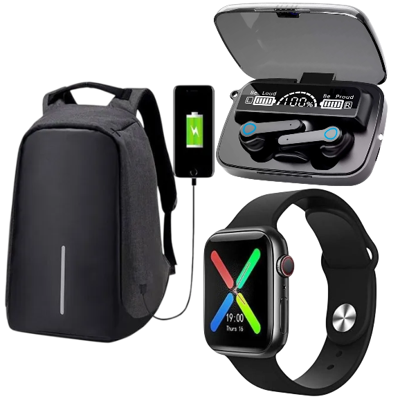 Maletín Antirrobo+Reloj T500+Audio M19