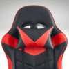 Silla Gamer Negra con Rojo