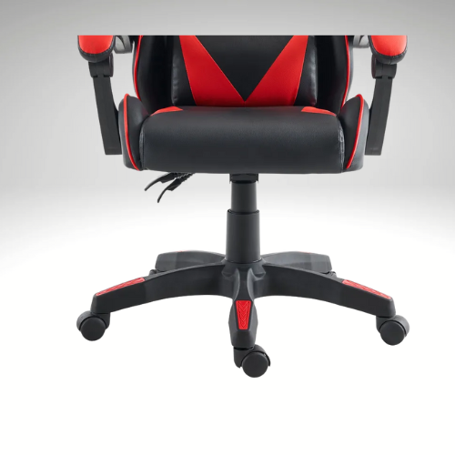 Silla Gamer Negra con Rojo