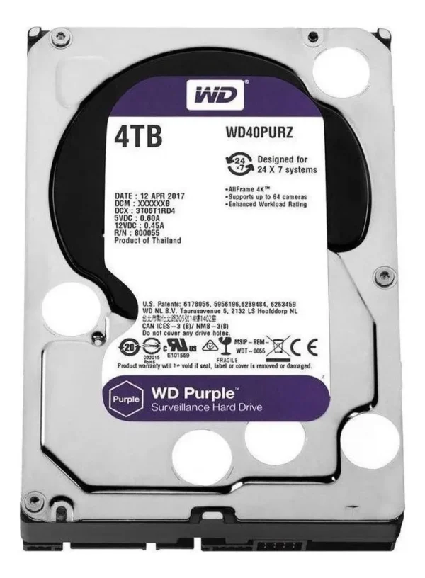 memoria externa1 Disco Duro Interno Western Digital WD Purple