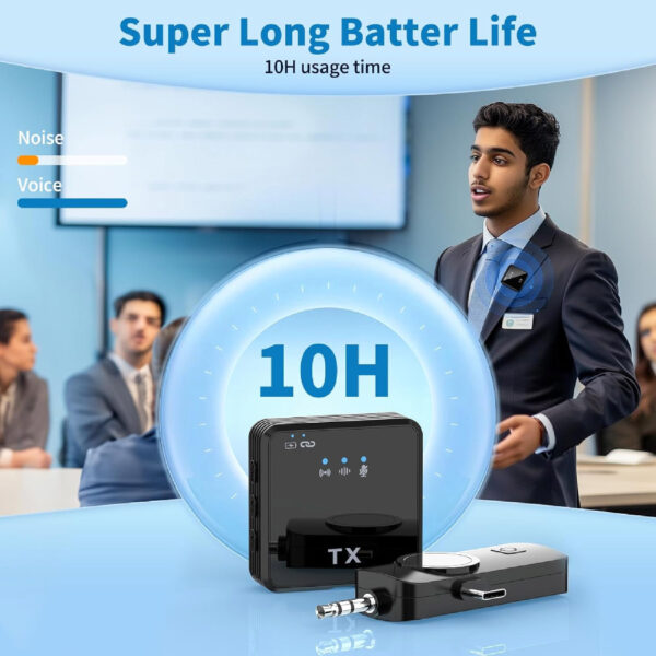 Micrófonos de Solapa Inalámbricos SF112 X2 – Doble Potencia, Máxima Libertad