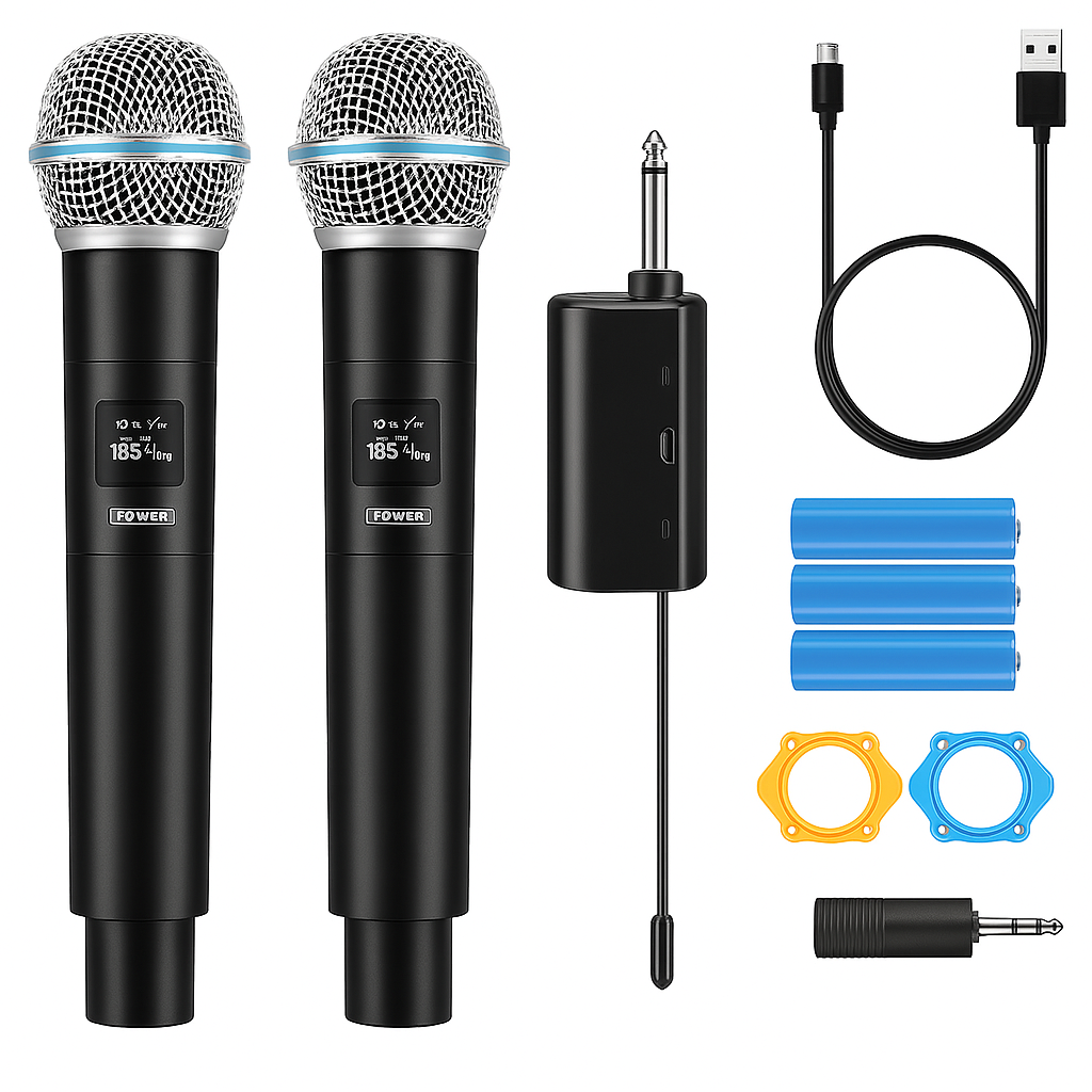 Kit de Micrófonos Recargables Seisa GE5
